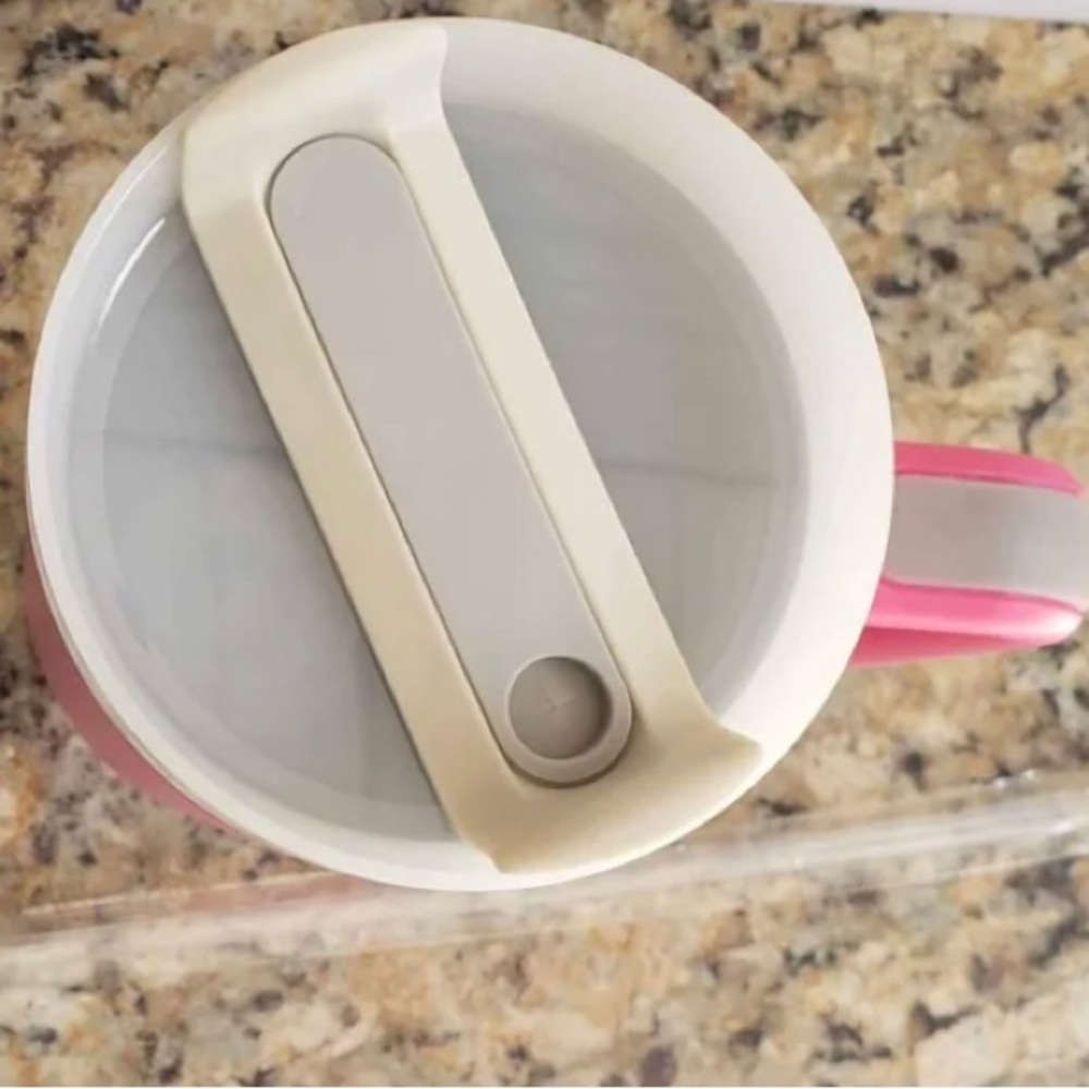 40 OZ Adventure Quencher Travel Tumbler Insulated Cup Handle Lid Straw, Pink - Picture 2 of 7